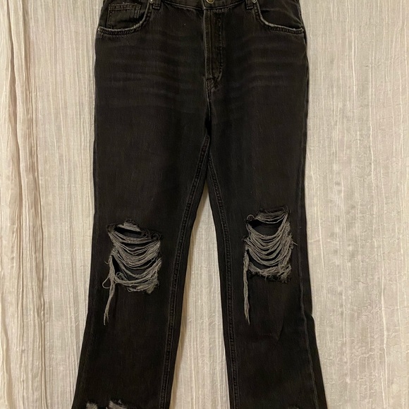women’s black free people jeans - Picture 2 of 8